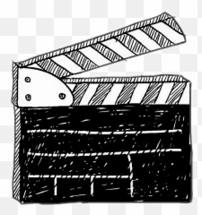 Download Cine Tumblr Png - Clapper Board Draw Png,Cine Png