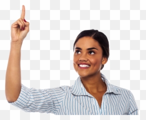 Download Women Pointing Top Png Image For Free - Pointing Png,Hand Pointing Png