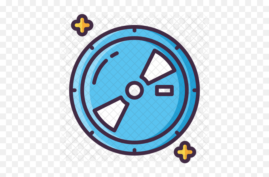 Blu Ray Icon Of Colored Outline Style - Circle Png,Blu Ray Logo Png