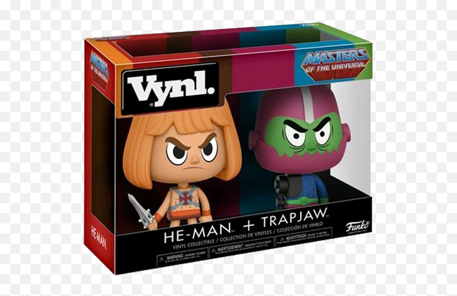 Masters Of The Universe - Heman U0026 Trap Jaw Vynl Funko Pop He Man Png,He Man Png