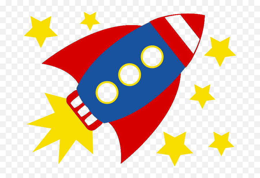 Rocket Ship Outline Drawing Space Theme Retro - Cute Rocket Clipart Png,Rocketship Png