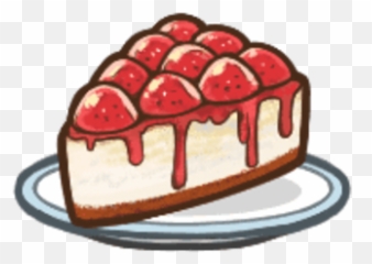 Strawberry Cheesecake - Kuchen Png,Cheesecake Png