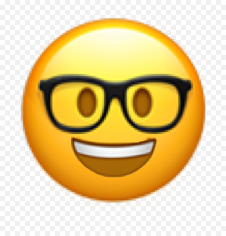 Nerd Happy Sticker - Meaning Png,Nerd Emoji Png
