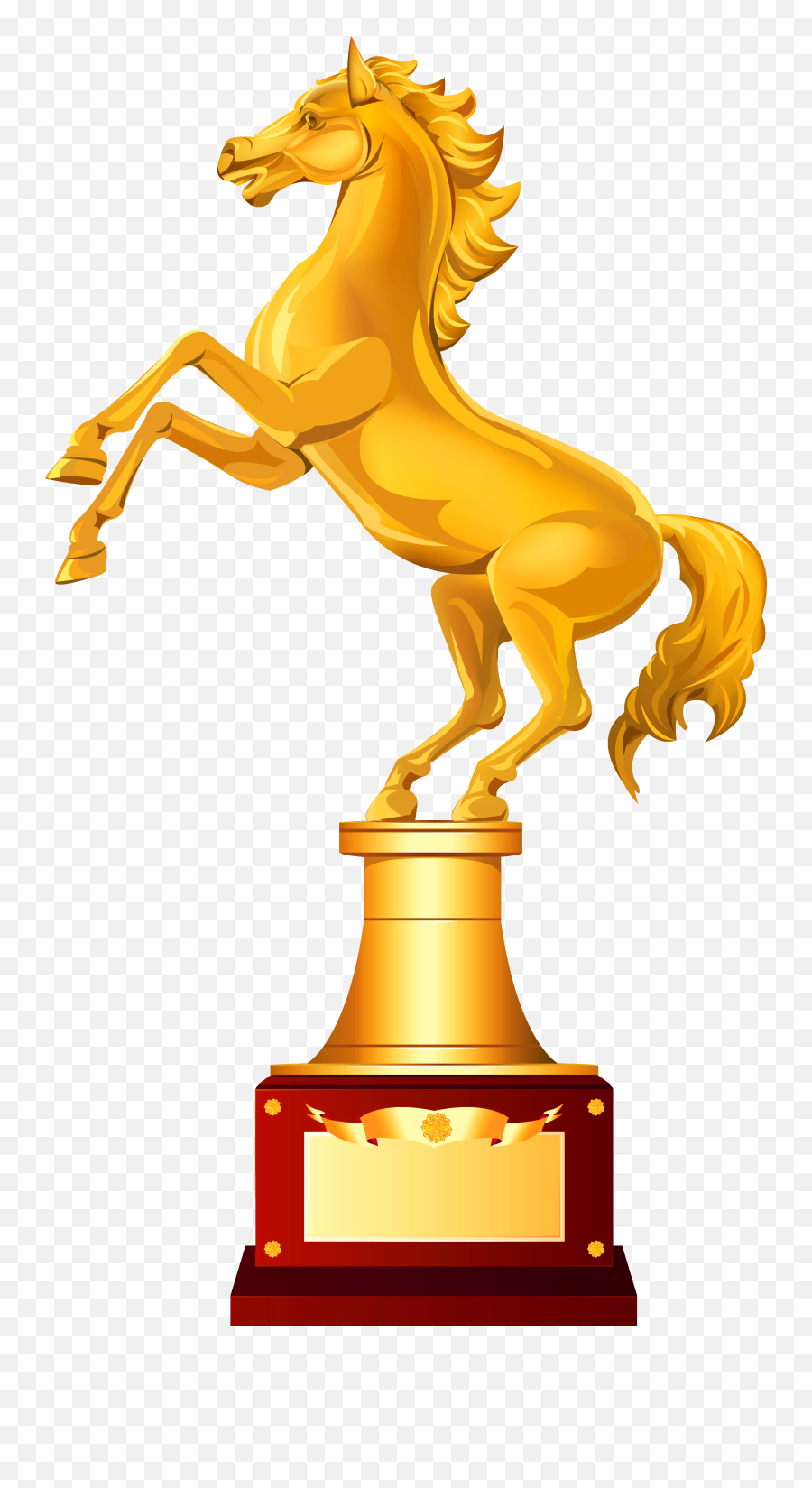 Evidence Clipart Transparent Background - Golden Horse Png,Trophy Transparent Background