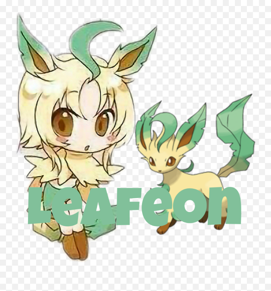 Leafeon Pokemon Sticker - Pokemon Leafeon Png,Leafeon Png