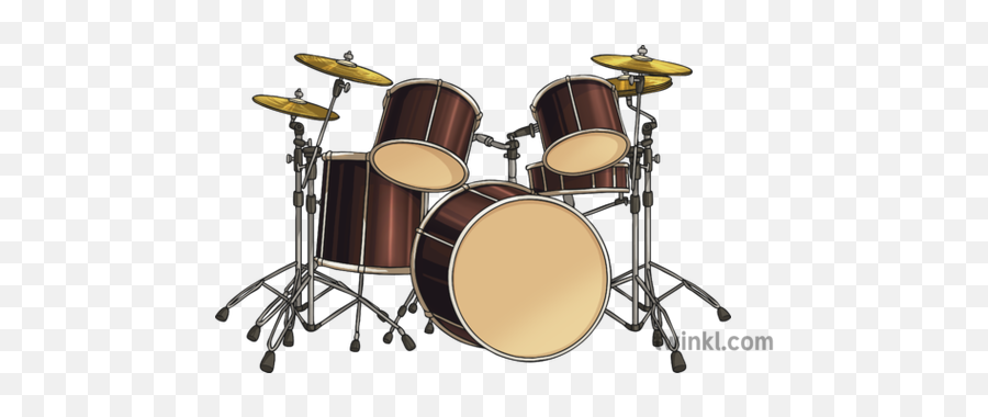 Drum Set Illustration - Drumhead Png,Drum Set Png