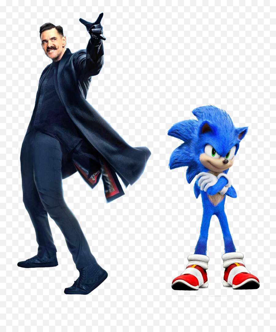 New Renders Of Sonic And Robotnik - Sonic The Hedgehog Movie Png,Eggman Png