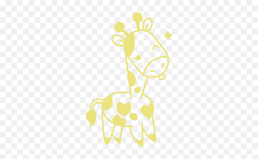 Cute Giraffe Smiley Face - Transparent Png U0026 Svg Vector File Dot,Happy Face Transparent