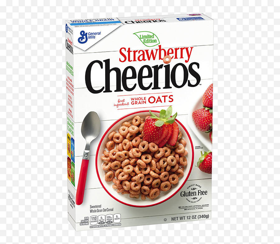 Cheerios Strawberry Cereal - Strawberry Cheerios Png,Cheerios Png