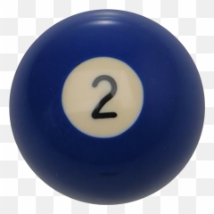 Blue Solid 2 Billiard Ball - Planet Earth Png,Pool Ball Png