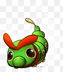 Rholly The Caterpie By Thelonelyqueen - Fur Affinity Dot Net Happy Png,Caterpie Png