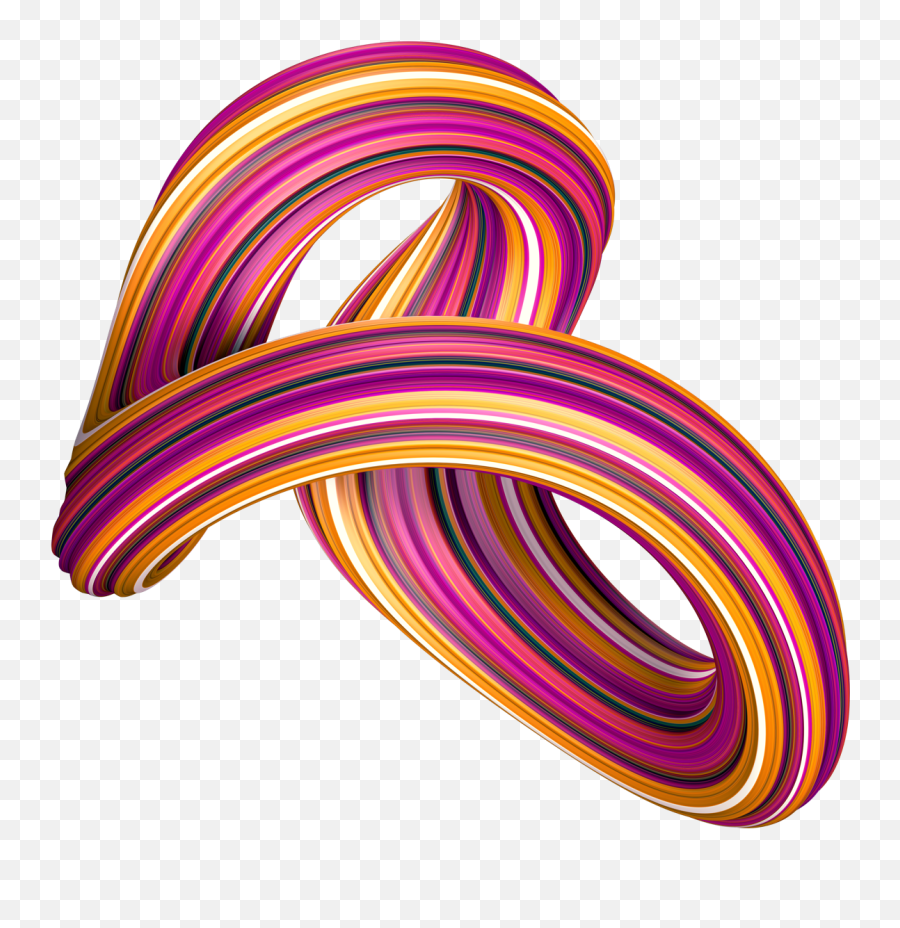 A Set Of 12 Dynamic Swirling 3d Shapes - 3d Swirls Png,Swirl Transparent