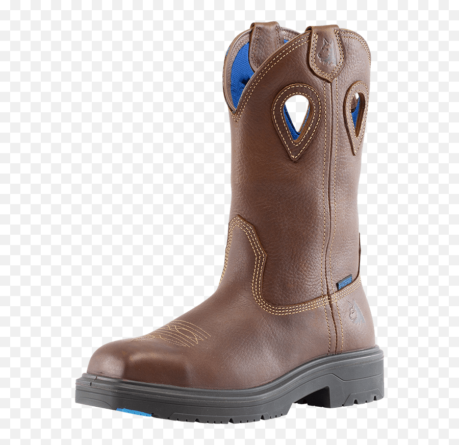 Comfortable Waterproof Steel Toe Work Boot Blue - Blue Steel Cowboy Boot Png,Workboots Icon