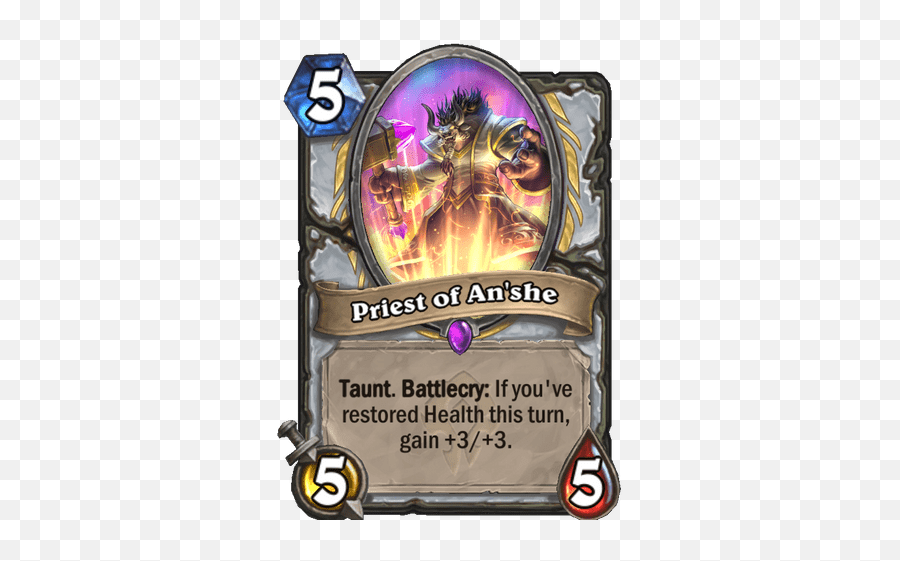 New Priest Epic Card Revealed - Priest Of Anu0027she News Reckless Experimenter Hearthstone Png,Tauren Icon
