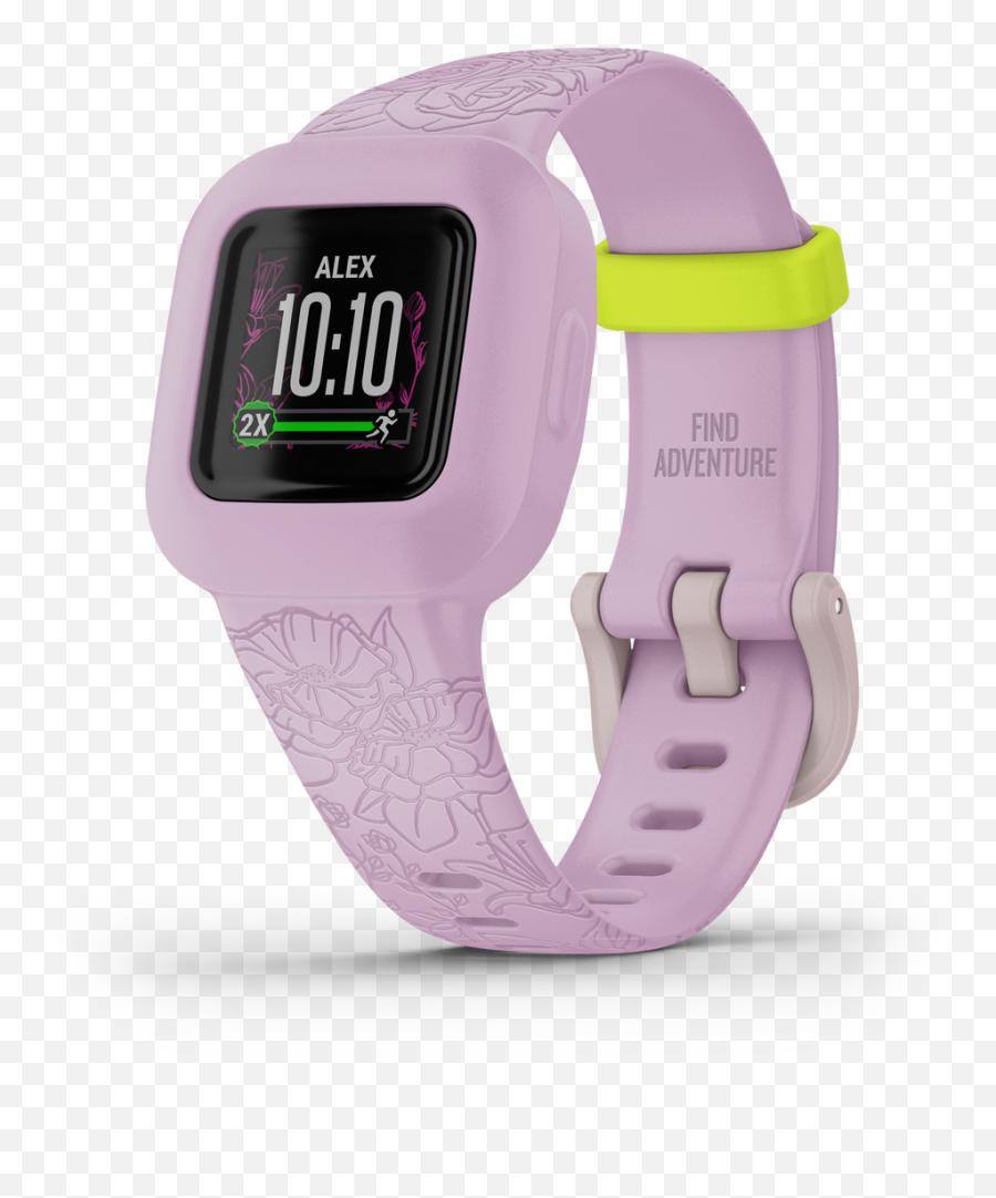 Garmin Vivofit Jr 3 - Lilac Floral Garmin Vivofit Jr 3 Png,Hex Icon Watch Band