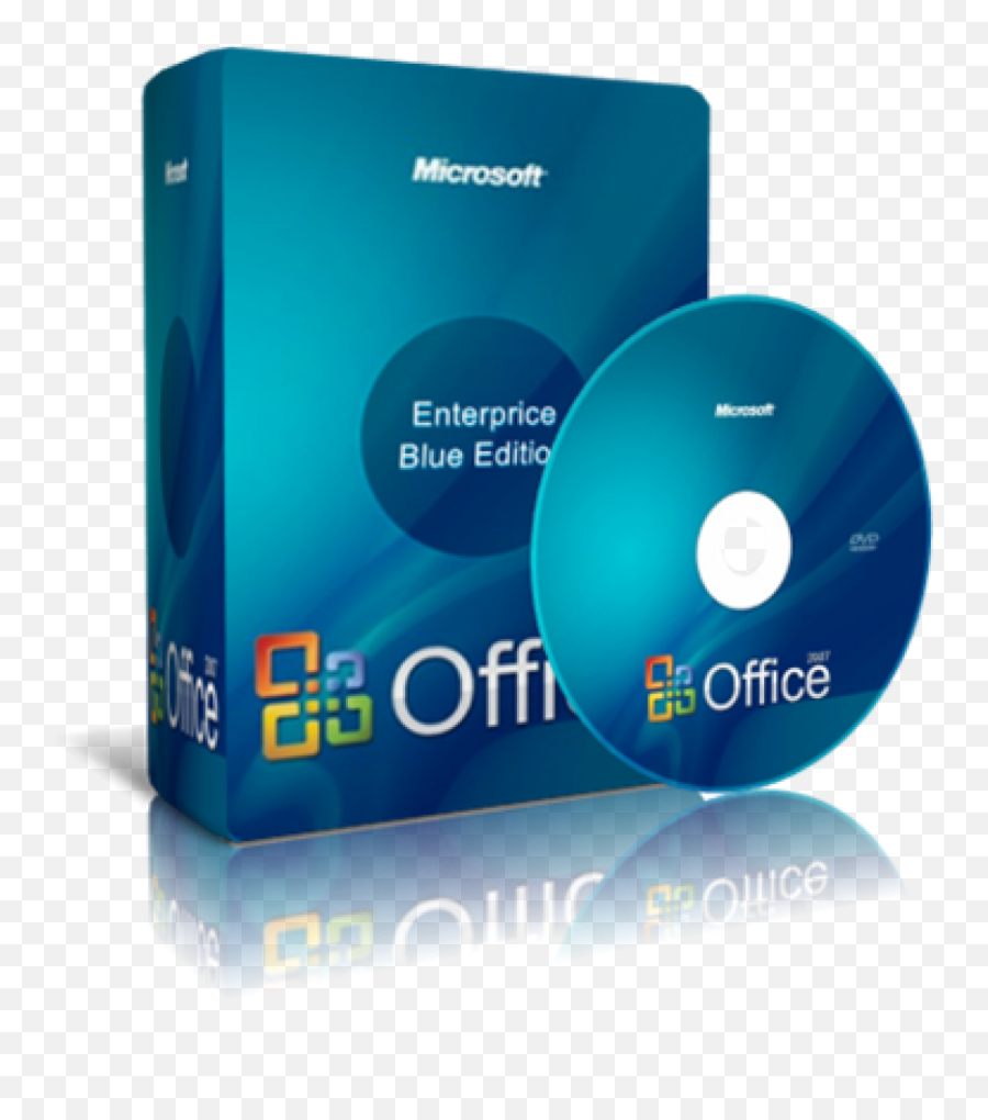 Microsoft Office 2007 Sp3 Portable Free - Office 2007 Enterprise Blue  Edition Sp 3 Png,Office 2007 Icon - free transparent png images 