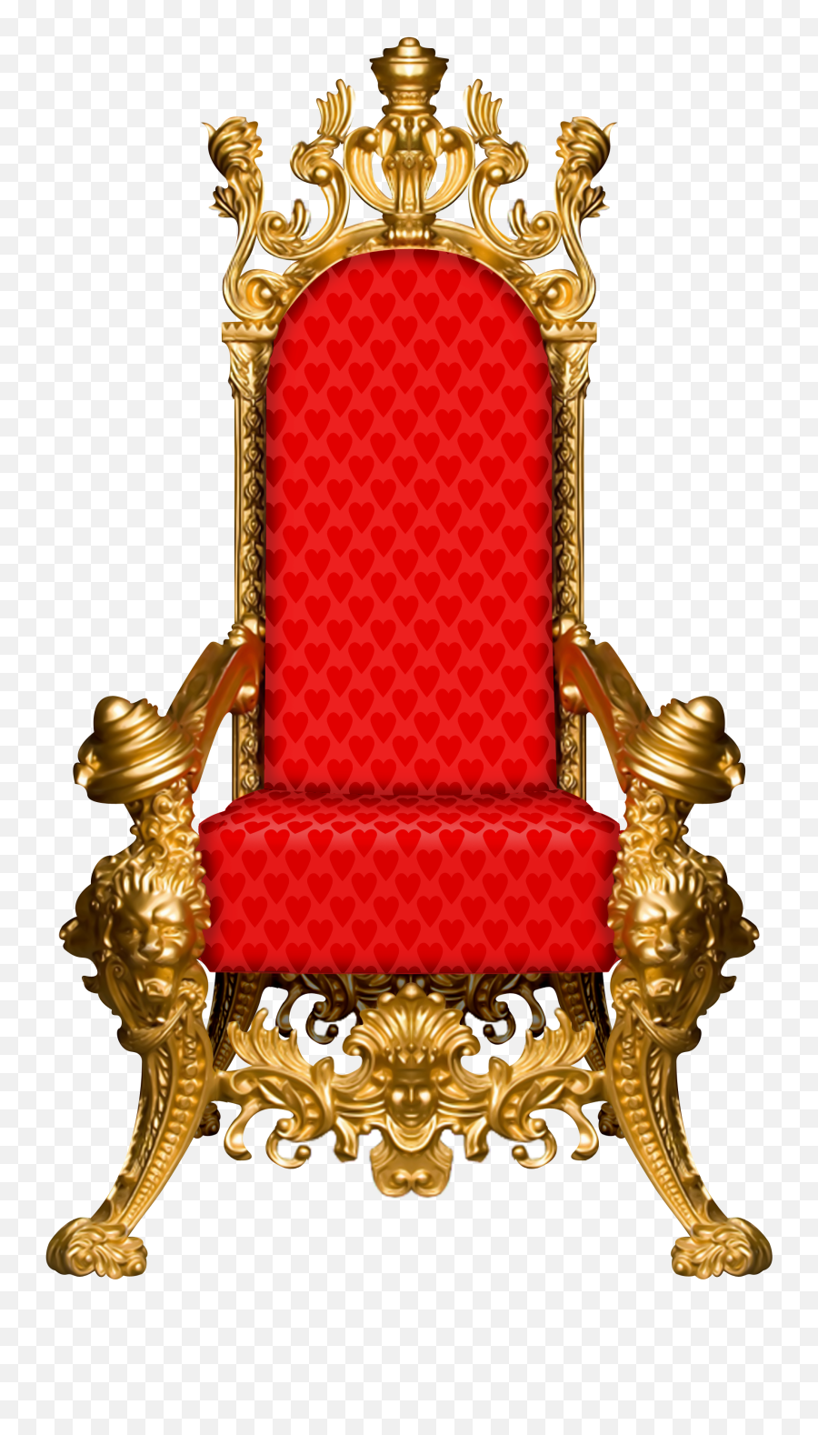 Download Throne Picture Chair Frame Red Free Image - Throne Png Transparent,Throne Png