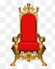 Download Throne Picture Chair Frame Red Free Image - Throne Png Transparent,Throne Png