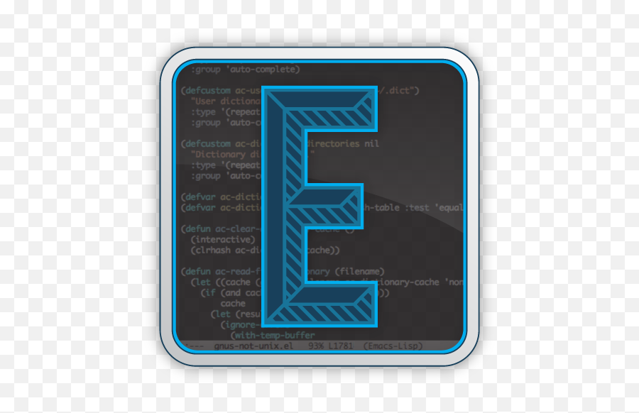 Emacs Icon - Vertical Png,Các Icon