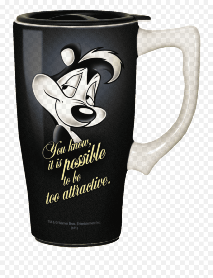 Looney Tunes Pepe Le Pew Travel Mug - Pepe Le Pew Coffee Cup Png,Pew Icon