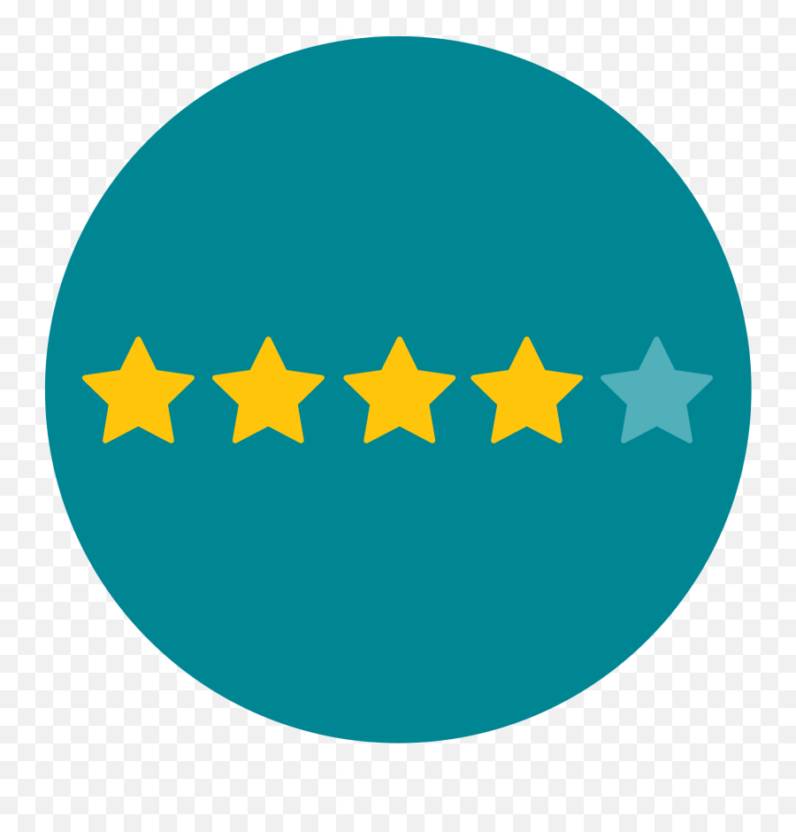 Four Of Five Stars Icon In Infographic Style - Ratings Flat Icon Free Png,Starss Icon