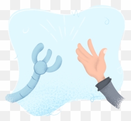 Dribbble - Hightfivehumanandrobotpng By Ramon Robot High Five Human,High Five Png