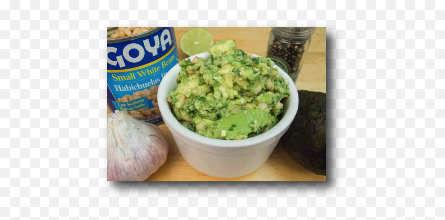 Download Guacamole With White Beans - Bean White Pack Of 24 Chutney Png,Guacamole Png