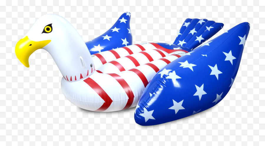 Giant Inflatable Bald Eagle Pool Toy - Bandeira Dos Estados Unidos Boia Png,Pool Float Png