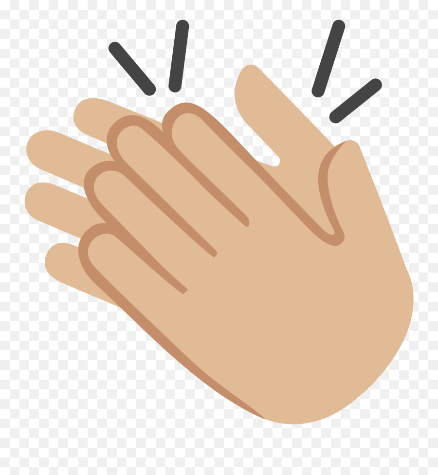 Clapping Hands Transparent Png Image - Clapping Emoji Transparent Background,Clapping Png