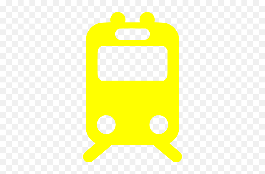 Yellow Train 2 Icon - Free Yellow Train Icons Pink Train Icon Aesthetic Png,Train Station Icon