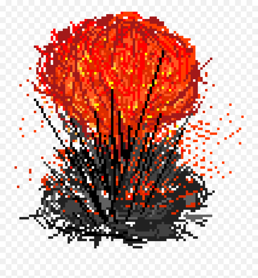 Pixilart - Nuclear Explosion By Thepixelpaladin Illustration Png,Nuclear Explosion Transparent