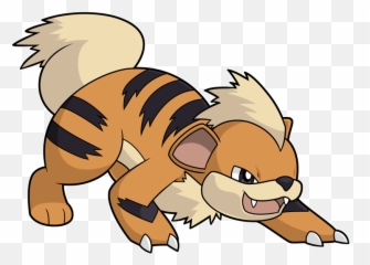 Pokemon 2058 Shiny Growlithe Pokedex - Growlithe Png,Growlithe Png
