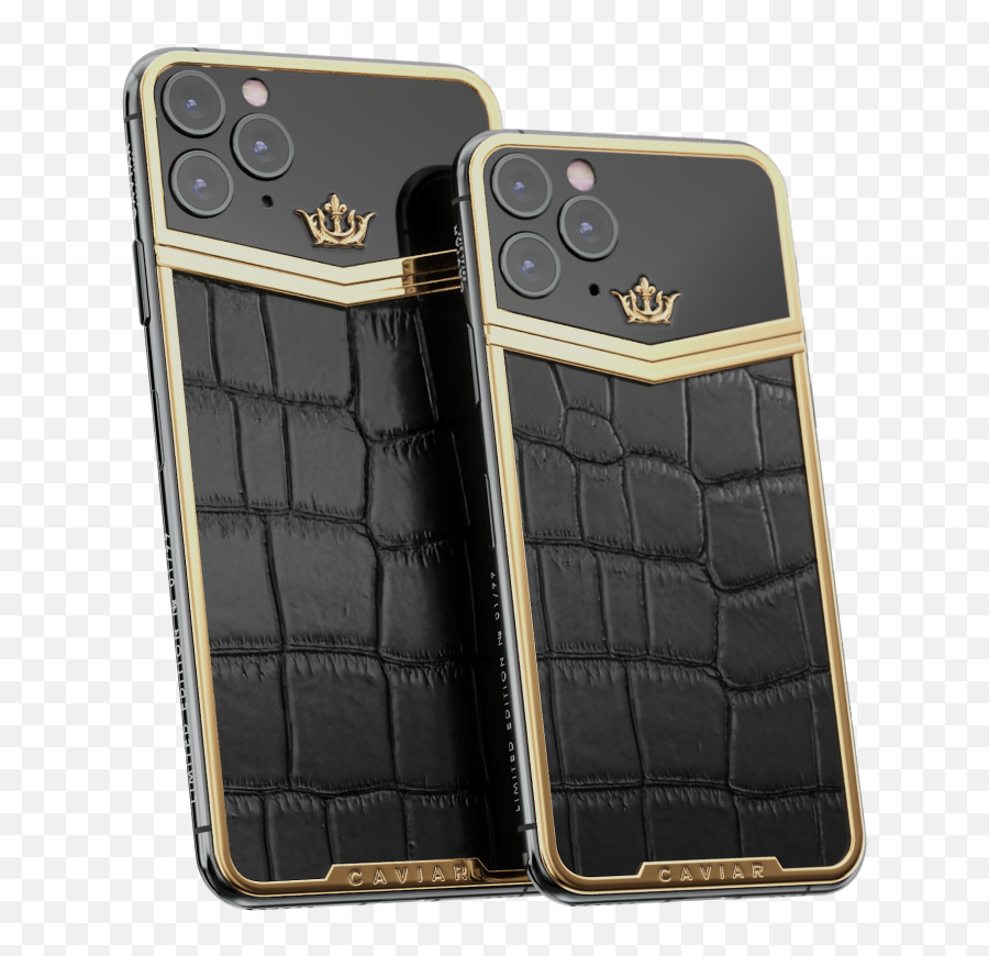 Caviar Iphone 11 Pro Victory Black Gold Alligator - Iphone 11 Pro Or Caviar Png,Aligator Png