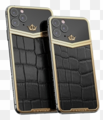 Caviar Iphone 11 Pro Victory Black Gold Alligator - Iphone 11 Pro Or Caviar Png,Aligator Png