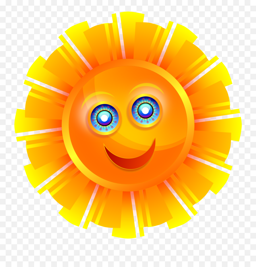 Clipart Sunshine Smiley Transparent - Gif Transparent Animated Sun Png,Smiling Sun Png