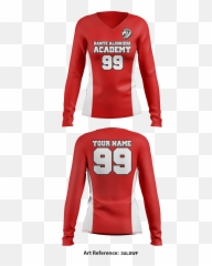 Dante Alighieri Academy Womenu0027s Long - Sleeve Vneck Tshirt3ulswf Leather Jacket Png,Dante Png
