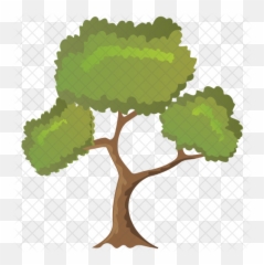 Black Willow Tree Icon Of Flat Style - Tree Png,Willow Tree Png