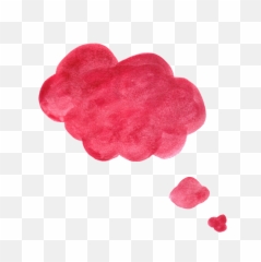 6 Watercolor Balloon Speech Bubbles Png Transparent - Balloons Png