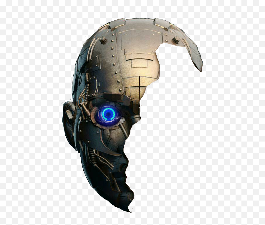 Cyborg Drawing Helmet Download - Robot Face Png,Cyborg Png