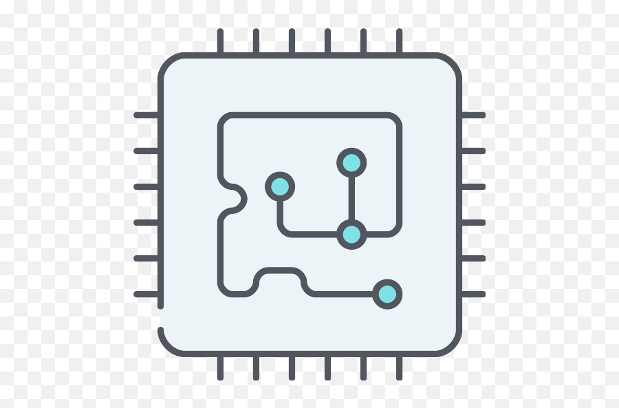 Microchip Png Icon - Diagram,Microchip Png