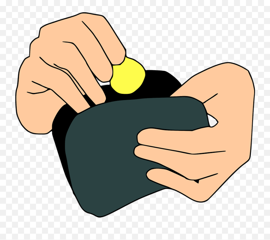 Saving Money Hand Wallet - Saving Money Clipart Png,Hand With Money Png