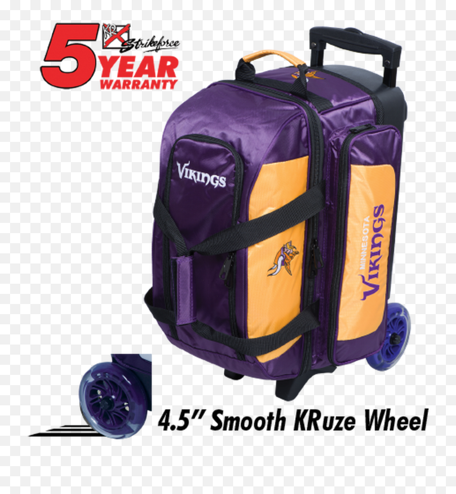 Kr Strikeforce Nfl Minnesota Vikings 2 Ball Roller Bowling Bag - Kr Strikeforce Png,Minnesota Vikings Png