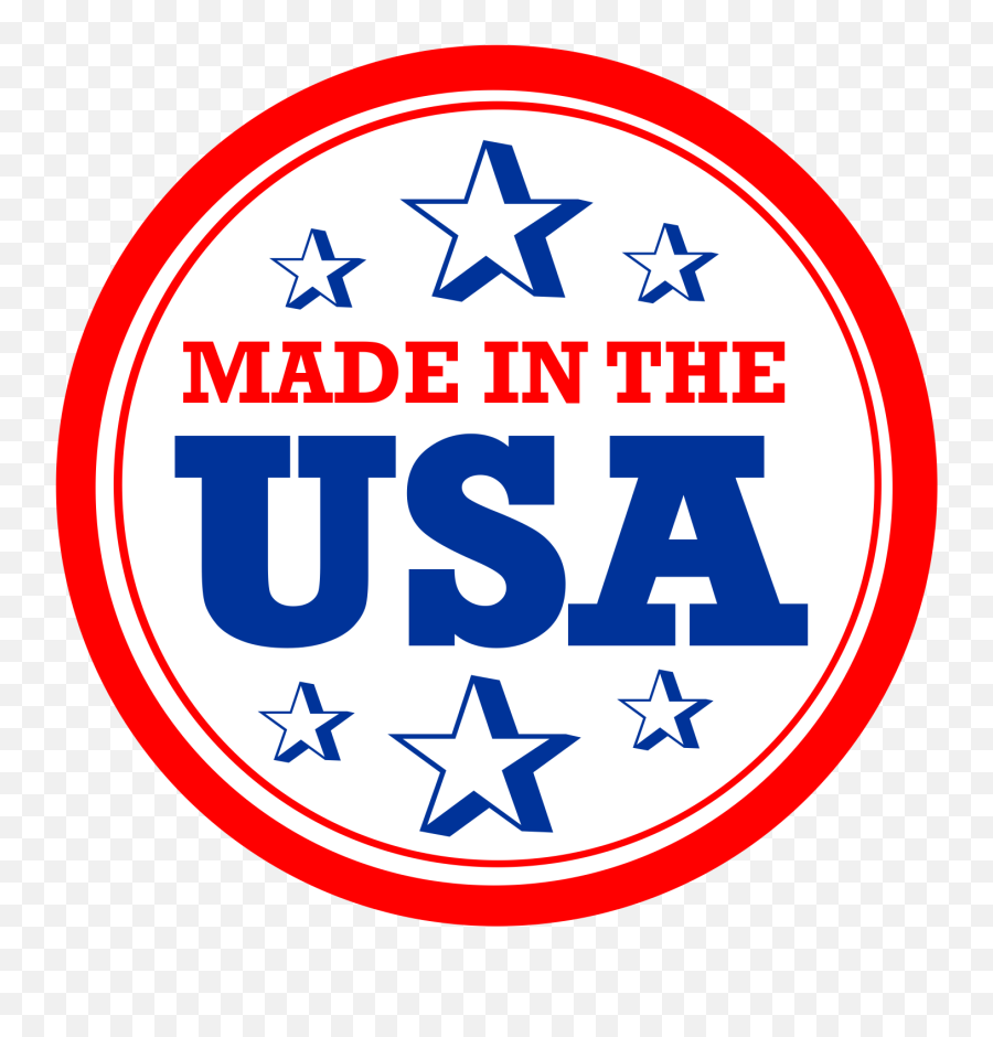 Made In The Usa Badge Transparent Png - 100 Made In Usa,Made In Usa Png