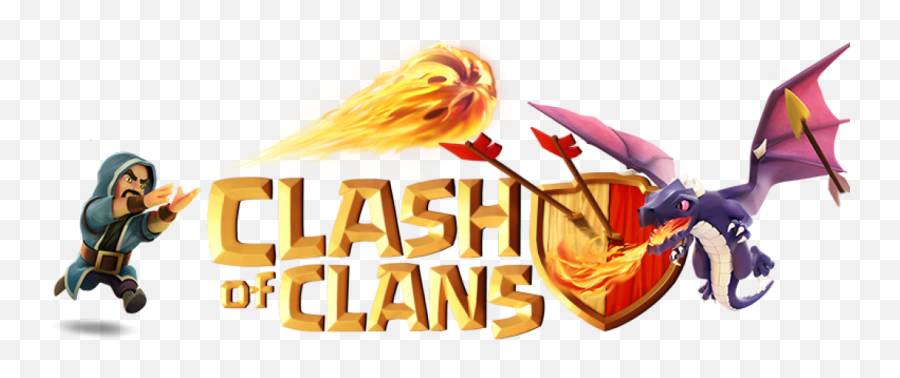 Cropped - Clash Of Clans Logo Png,Clash Of Clans Logo