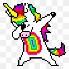 Dabbing Unicorn Pixel Art Maker - Pixel Art Dabbing Unicorn Png,Dabbing Png