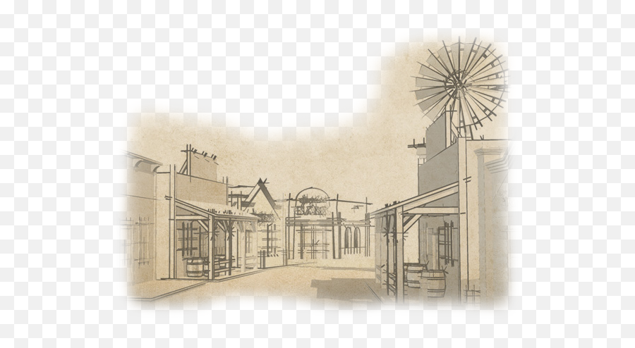 Wiki The - West En Town Sketch Png,Town Png