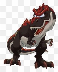 T Rex - Club Penguin T Rex Highresolution Png Black And Red Dinosaur,Club Penguin Png