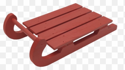 Christmas Sled Png Free Download Mart - Toboggan,Sled Png