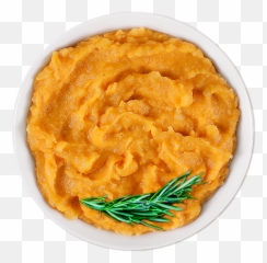 Download Hd Mashed Potatoes Png - Sweet Potato Mash Png Mashed Sweet Potatoes Transparent,Potatoes Png