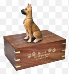 Download Dog Urn For Great Dane Shown Engraved In Gold - Dog Dog Breed Png,Great Dane Png